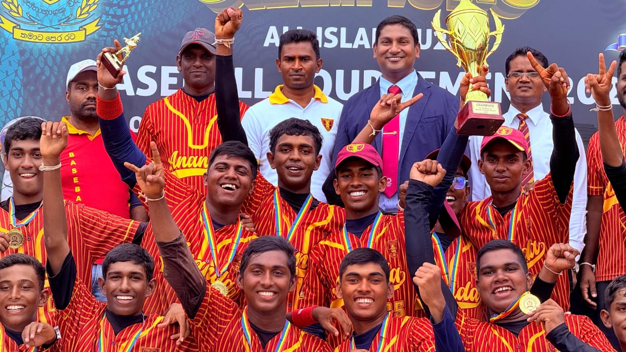 Ananda wins  Inter-School U-20 Baseball Champions After 19 Years